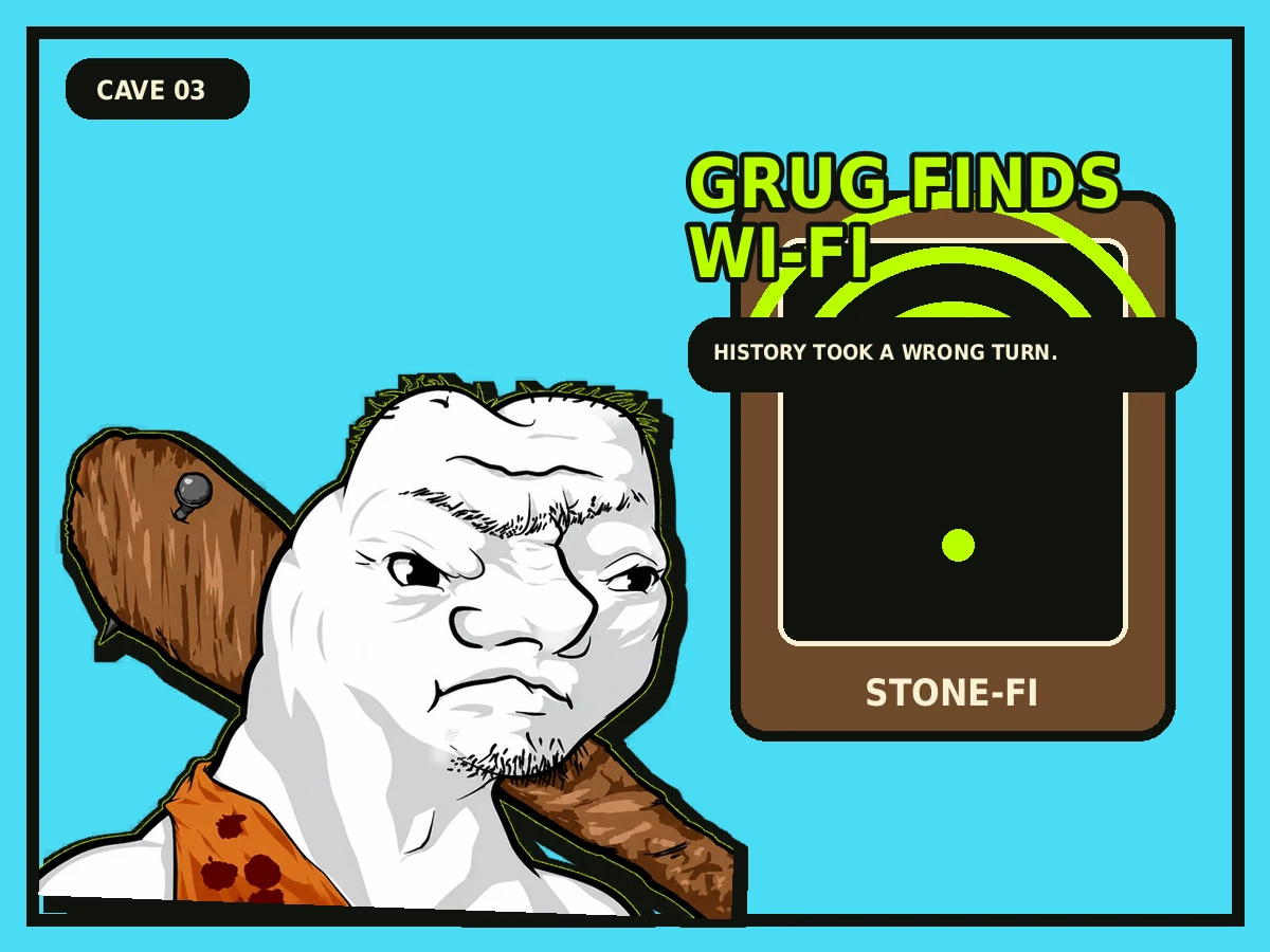 Grug finds Wi-Fi comic scene